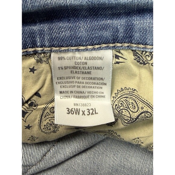 Moon Shine Spirit Mens 36x32 120 Proof Slim Straight Jeans Brad Paisley - Picture 7 of 13